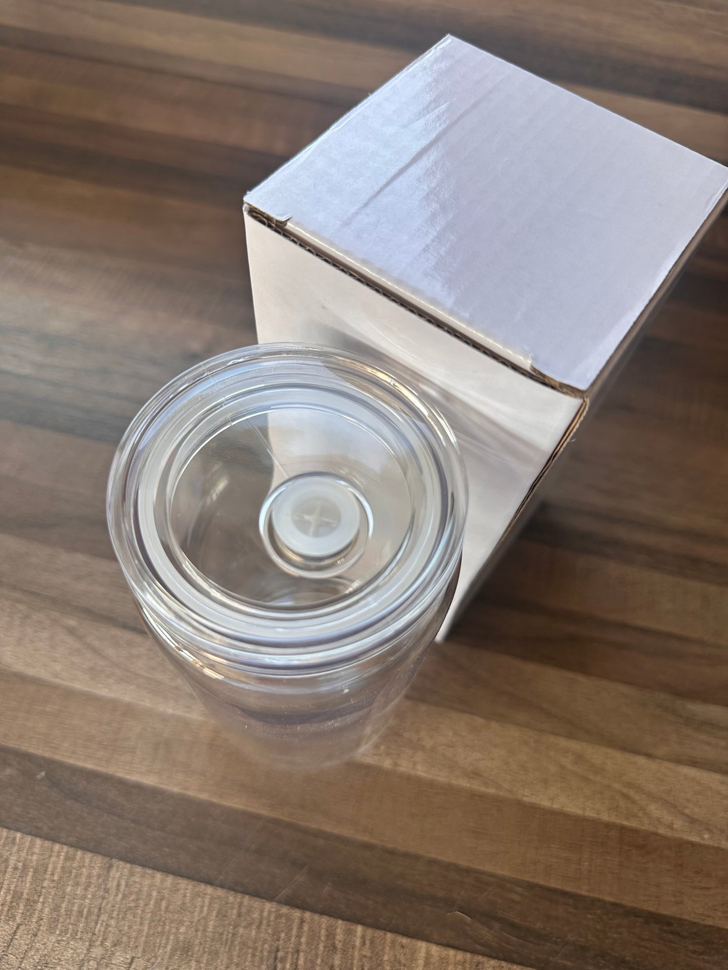 16oz Acrylic Snow Globe Tumbler