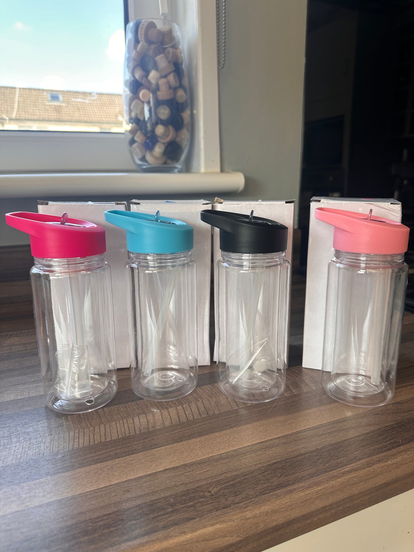 10oz Kids Snow Globe Water Bottles