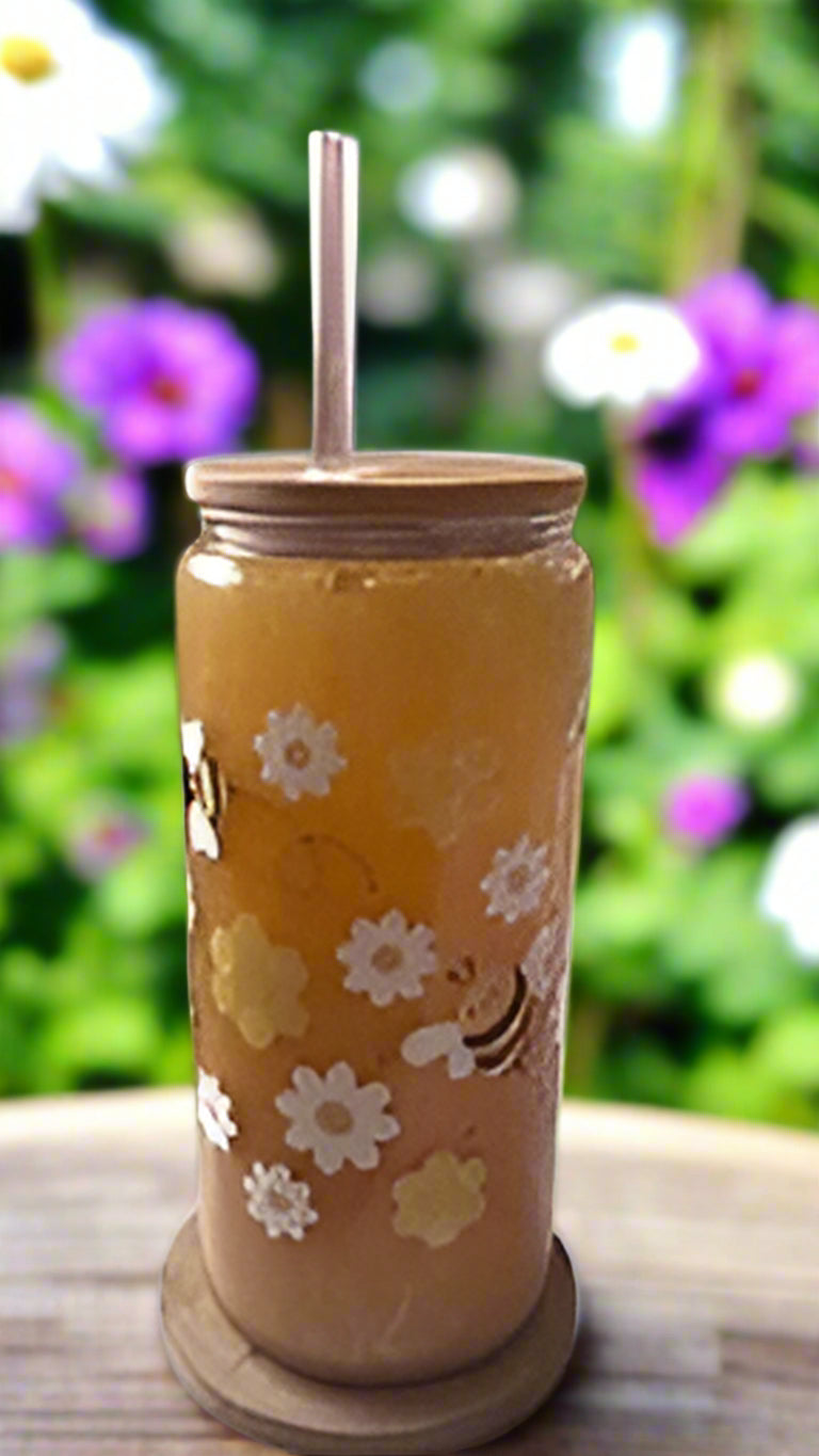 Pre-made Honey Snow globe Tumbler (Fast flow)