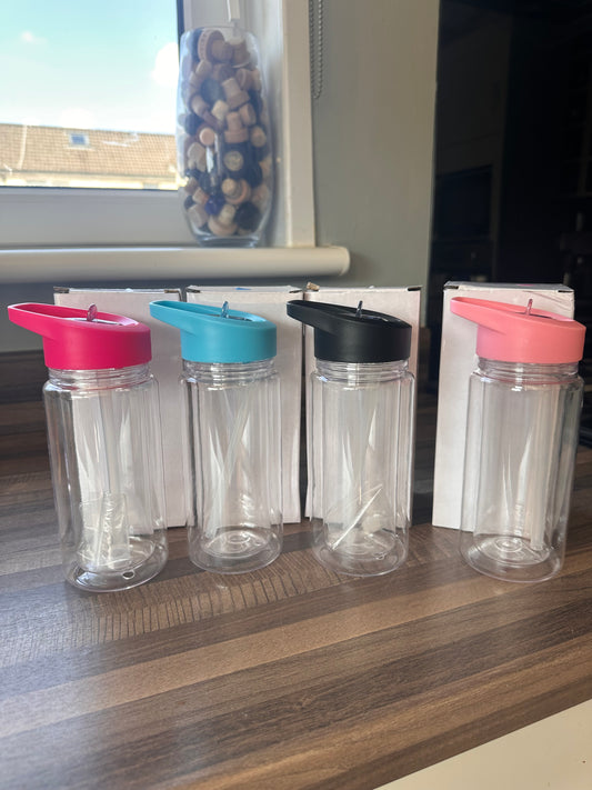10oz Kids Snow Globe Water Bottles