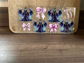 Malificient Wrap with Pink Bows