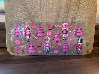 Nutcracker Pink Chjristmas Wrap