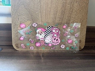 Pink Christmas Santa Wrap